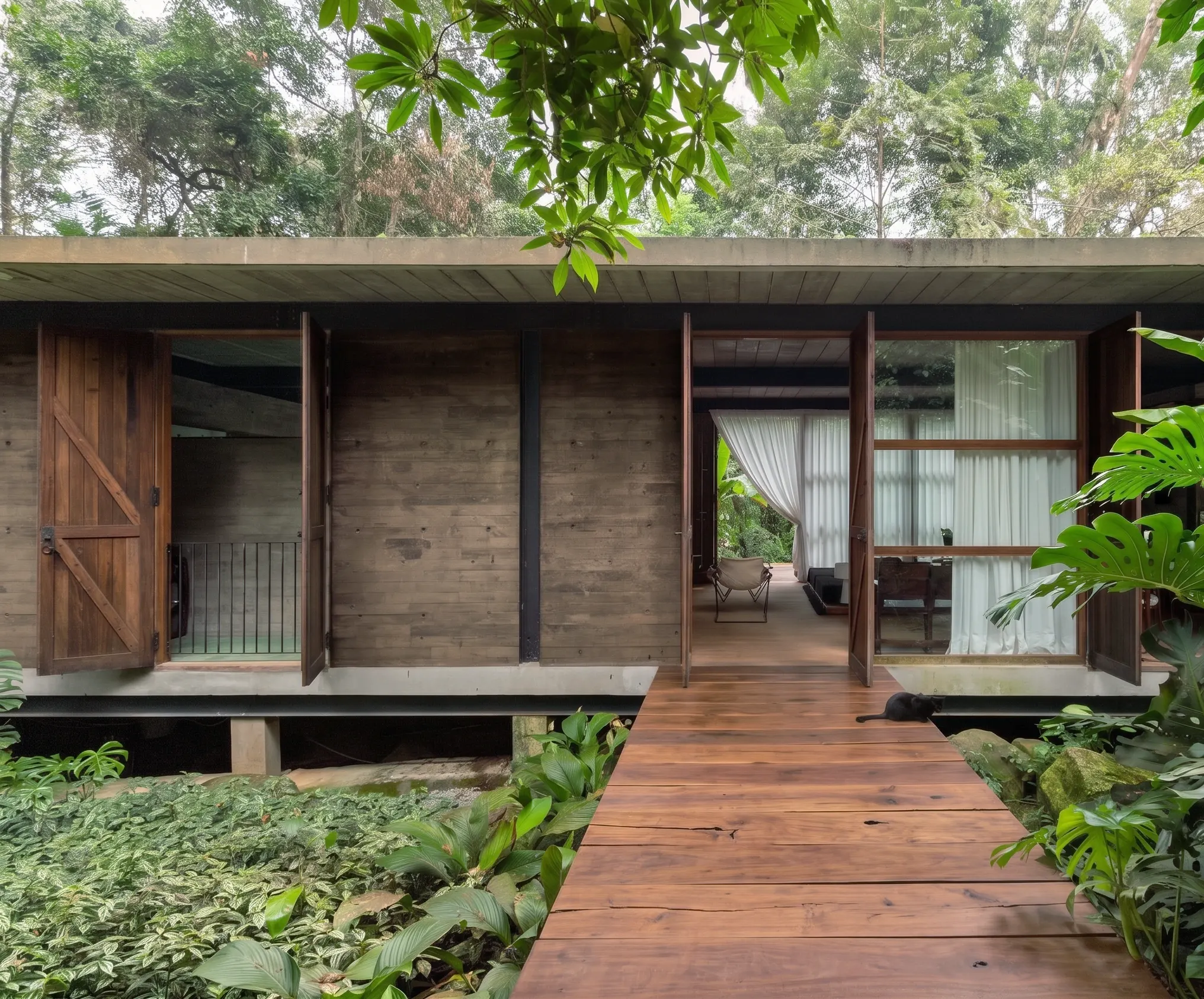 Casa de campo lodge en Puerto Maldonado, diseño de madera elevado para construir una casa de campo en Perú