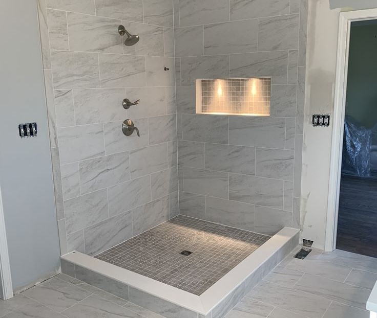 Instalación de mayólica - baño